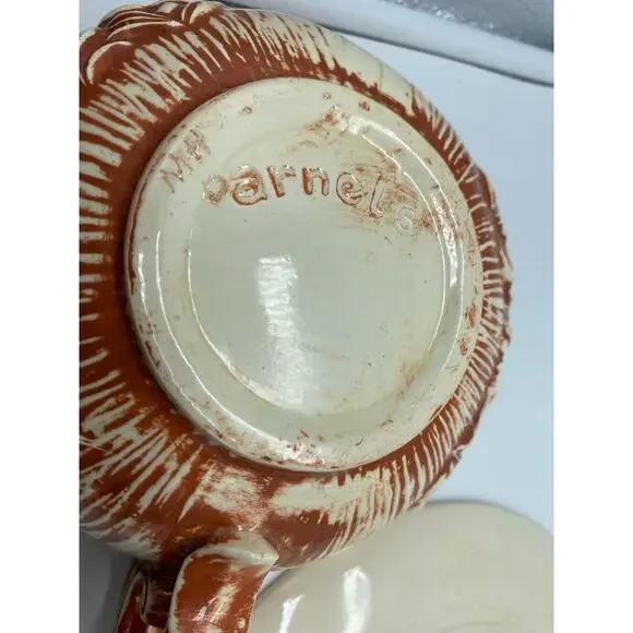 Vintage Arnels mushroom Large Soup bowl and Serving‎ Plate Rare color 1970s - Picture 7 of 11